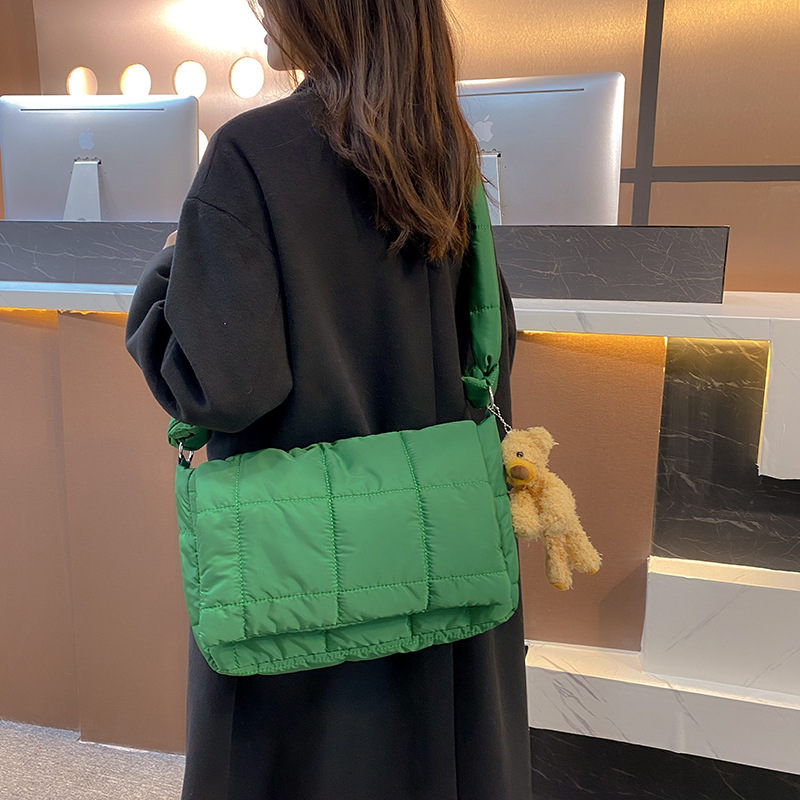 Zima dół bawełny kobiety messe – Luxury Bags Green recenzja i cena