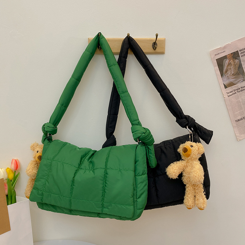 Zima dół bawełny kobiety messe – Luxury Bags Green recenzja i cena