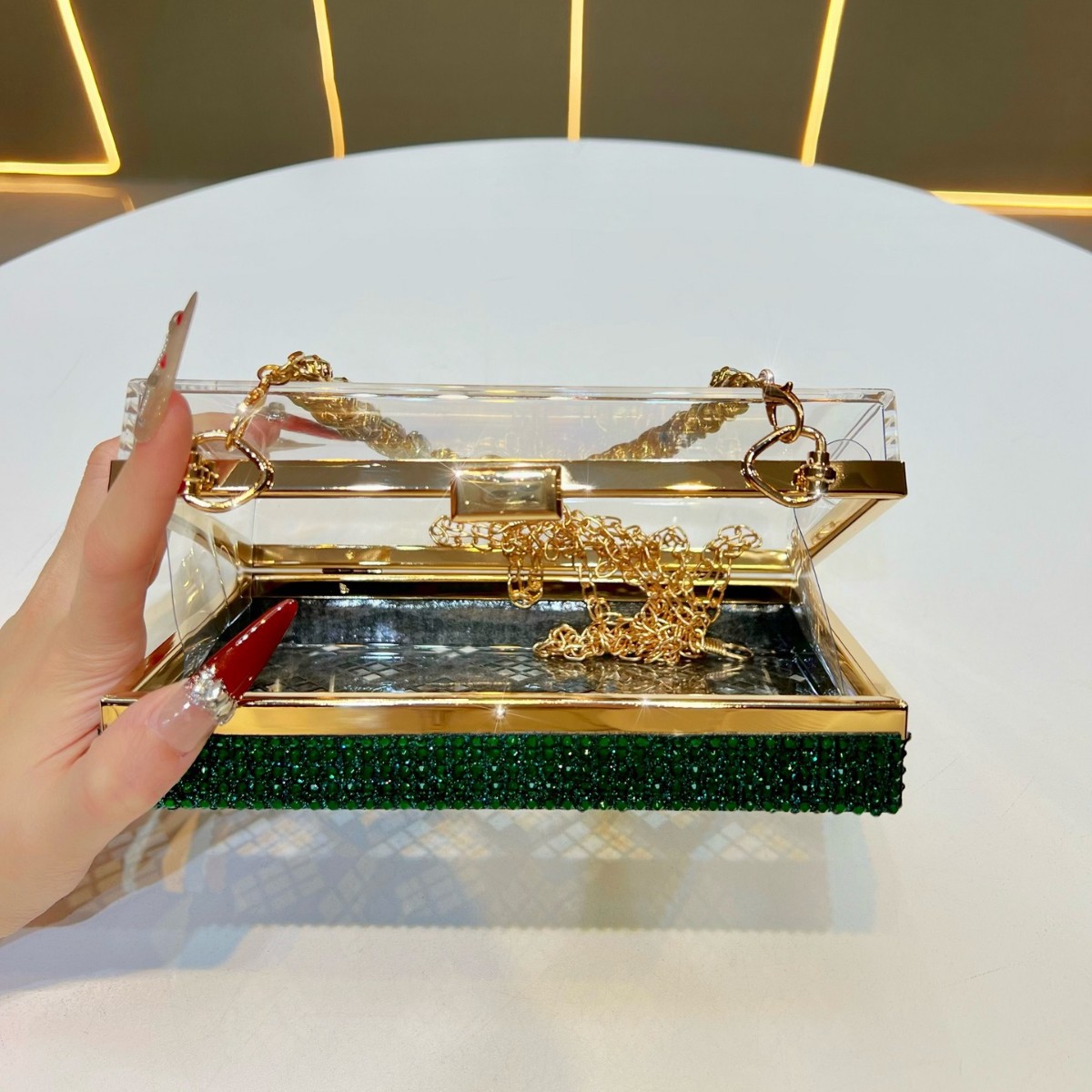 Szmaragdowozielona romboidalna – Luxury Bags Green recenzja i cena